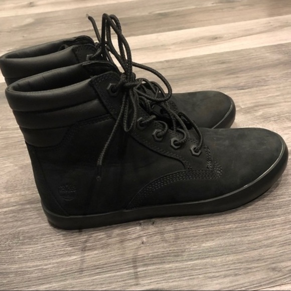 Timberland Black Suede lace up Boots size 6 - Picture 4 of 10